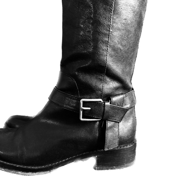 Cole Hahn Black leather boots mid calf size 8 - Picture 8 of 11